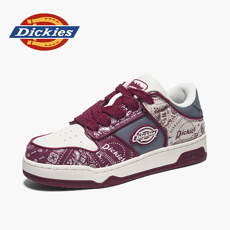 Dickies2025新款板鞋腰果花潮流百搭鞋子厚底时尚休闲低帮男鞋