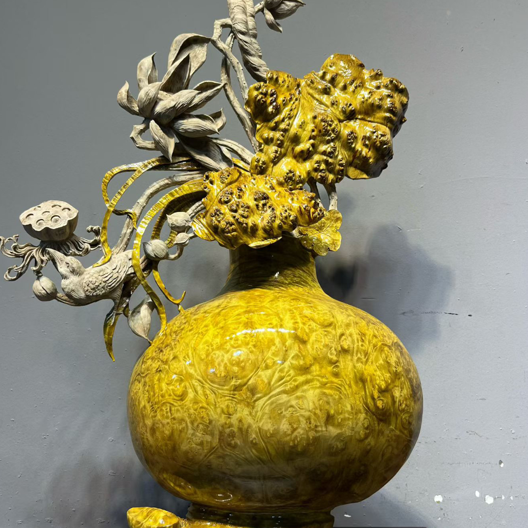 缅甸国宝黄金樟，富贵平安，规格长60宽20高90