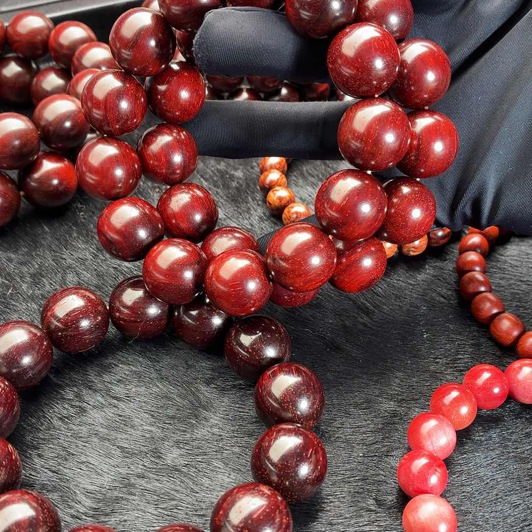 特***宝小叶紫檀手串/手链27颗手持