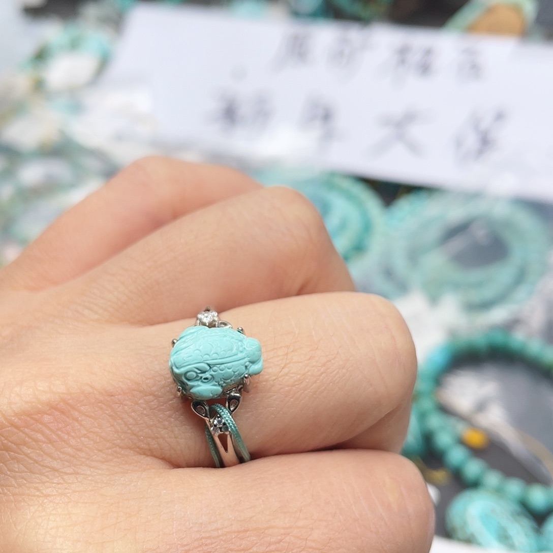 绿松石珠宝奇石未镶嵌