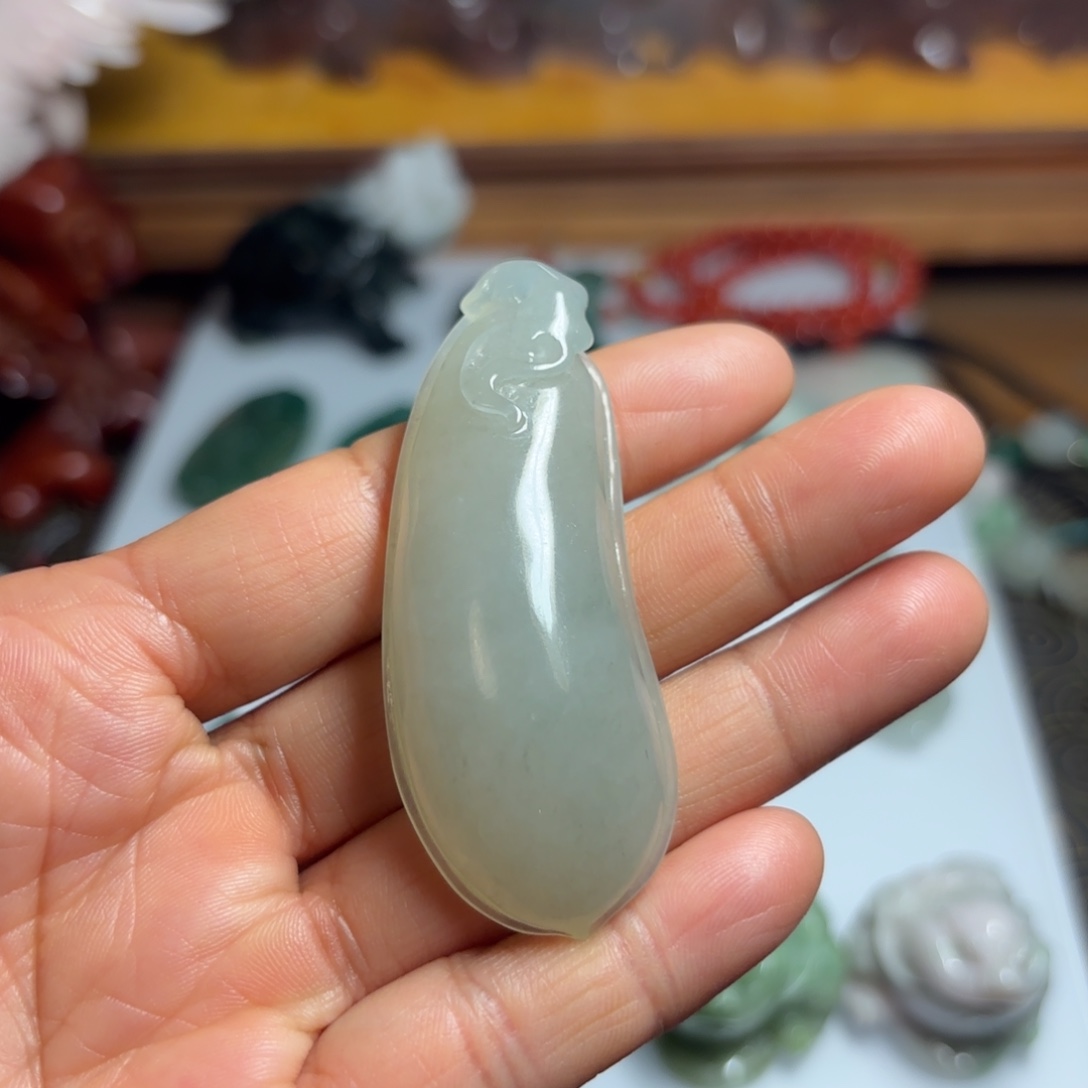 独山玉未镶嵌颈饰独山玉福瓜