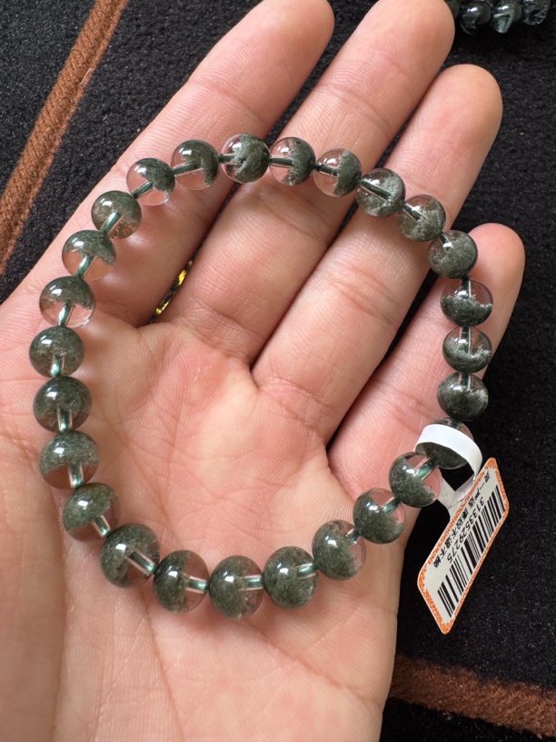 自然水晶严选 天然绿幽灵聚宝盆