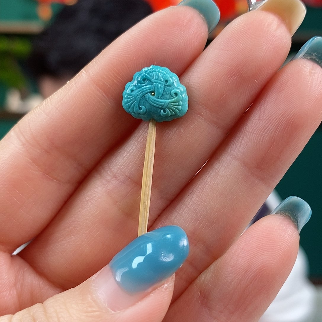 绿松石珠宝奇石未镶嵌