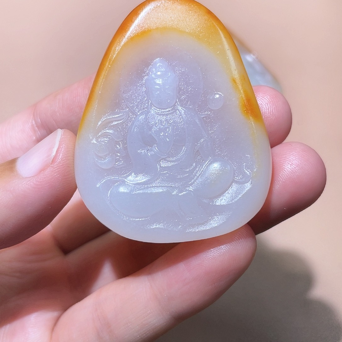 和田玉颈饰未镶嵌A7 