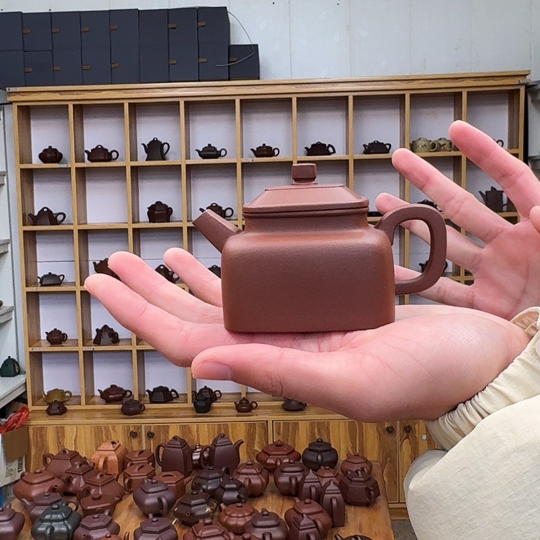 茶壶紫砂四方德钟160cc