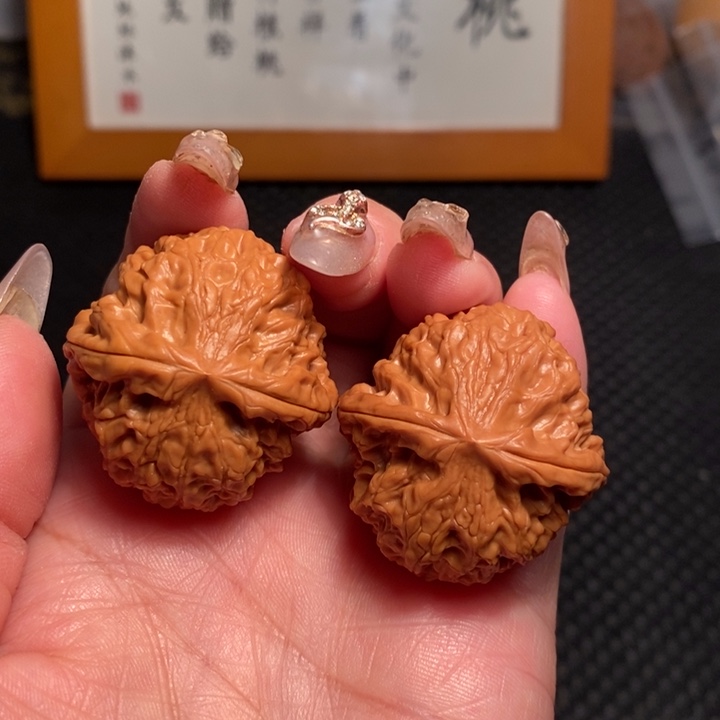 文玩核桃把件36龙眼