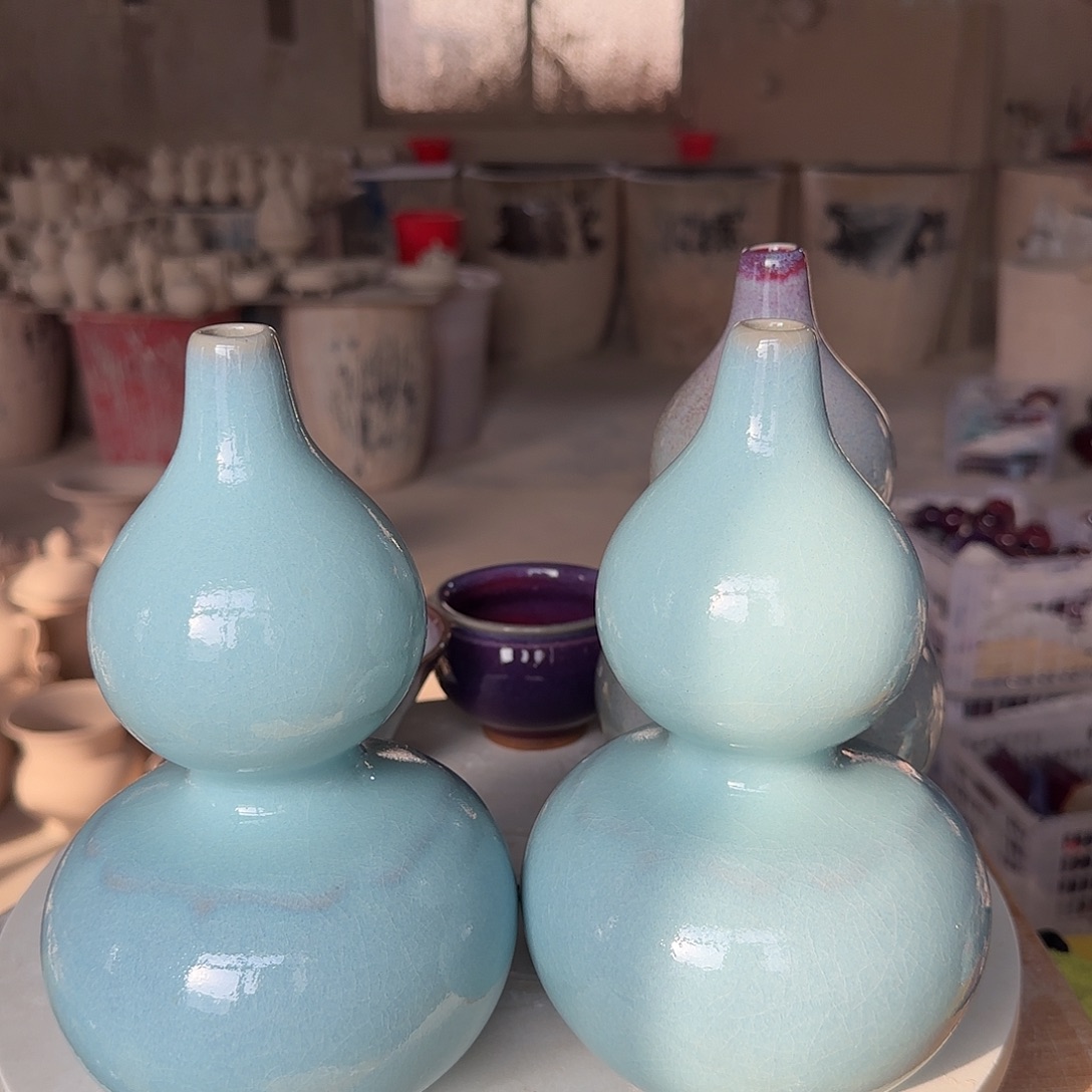 陶摆件郑家钧窑摆件