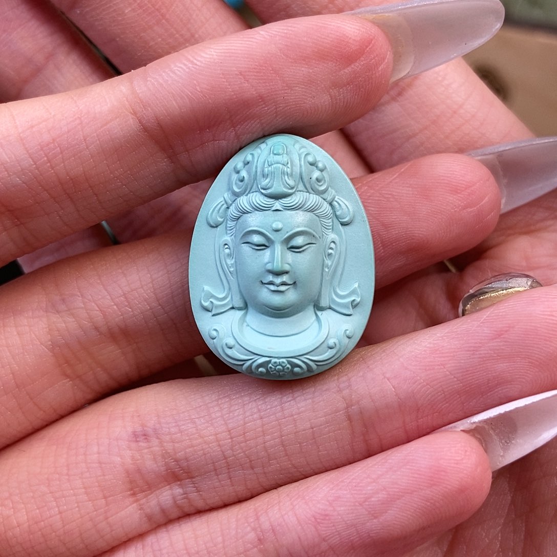 未镶嵌绿松石珠宝奇石