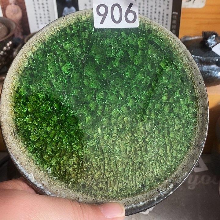 紫砂茶杯柴烧壶承906