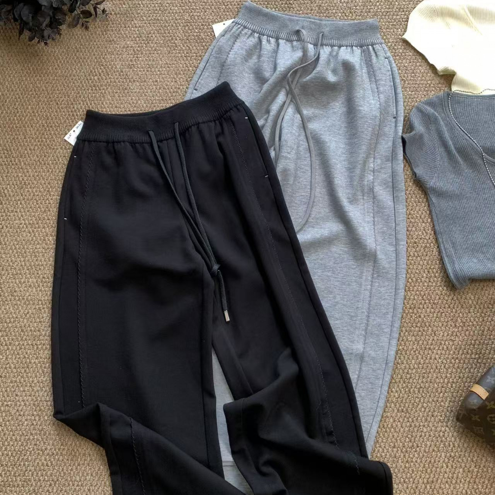 『雨美 Show』8810时尚百搭休闲弯刀裤