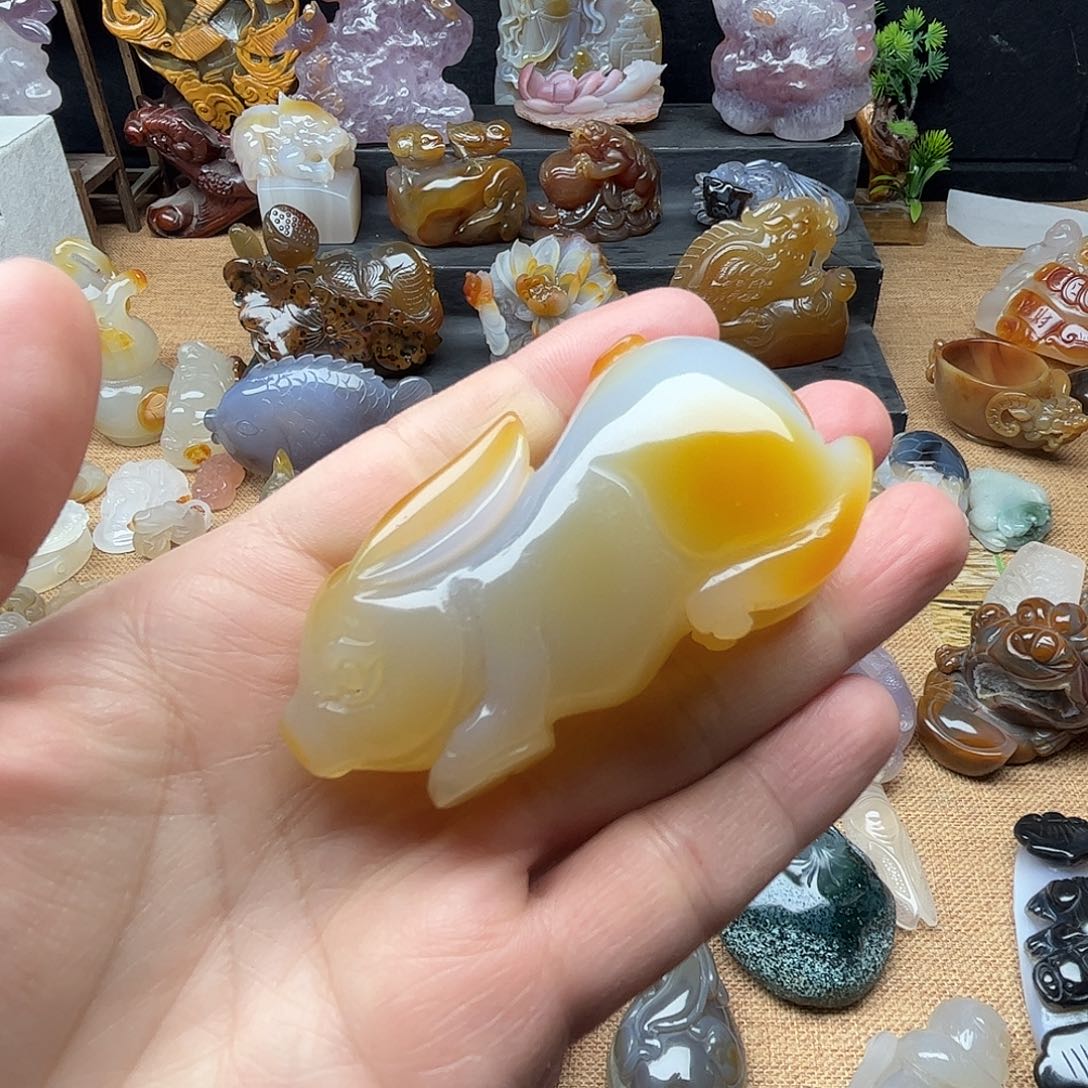 玛瑙/玉髓玛瑙未镶嵌清*