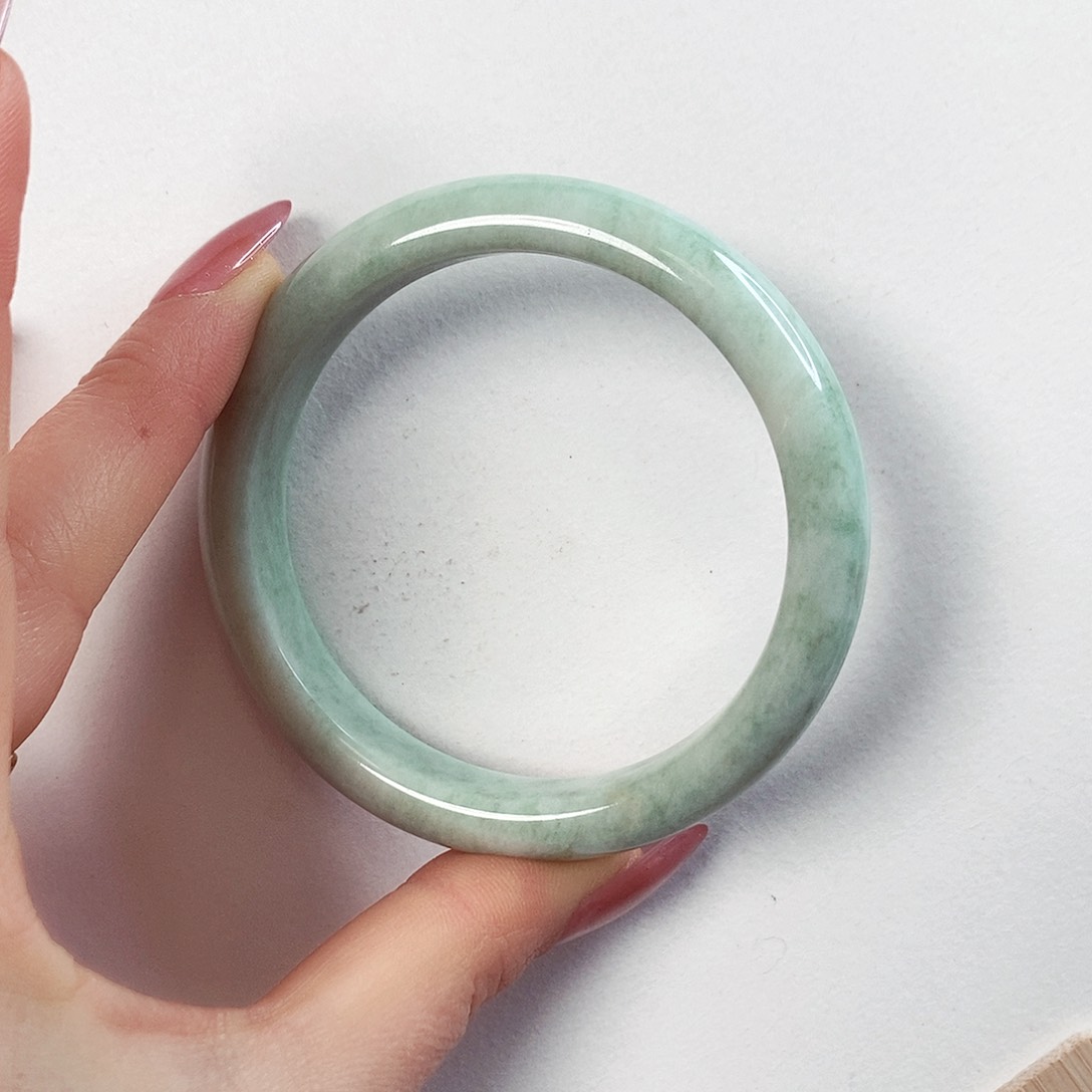 蓝田玉（蛇纹石化大理石玉）手镯未镶嵌