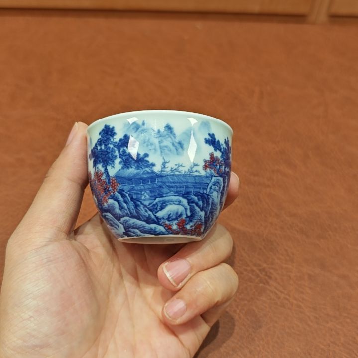 景德镇茶器茶杯主人杯盖碗