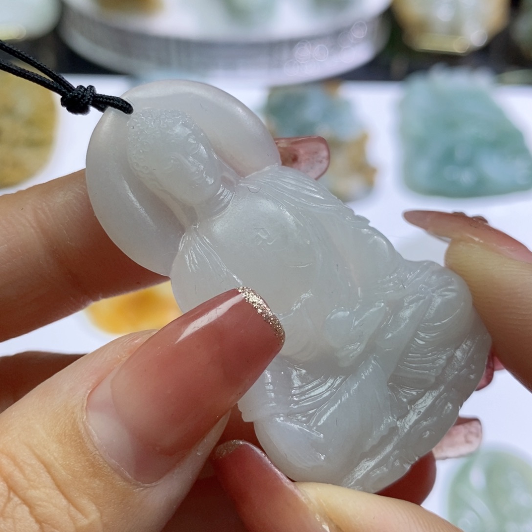 定制翡翠未镶嵌阿弥