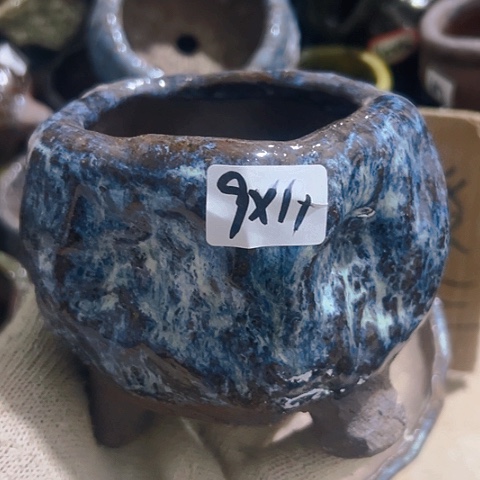 红陶粗陶花盆手工