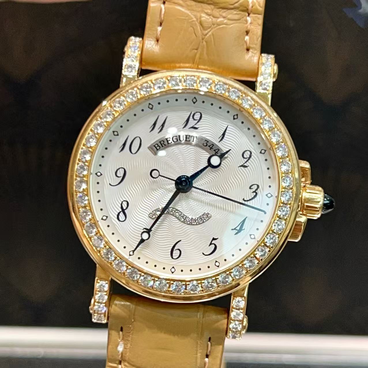 99新 BREGUET/宝玑 航海/18k黄金/30mm/自动