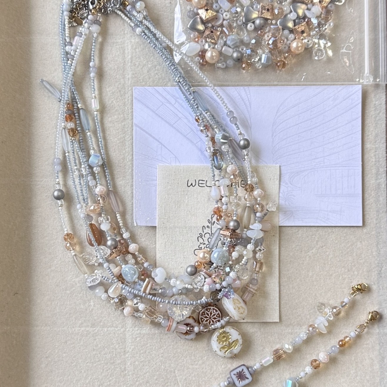 非金属玻璃手链 DIY玻璃米珠401-600  超优米珠 材料包