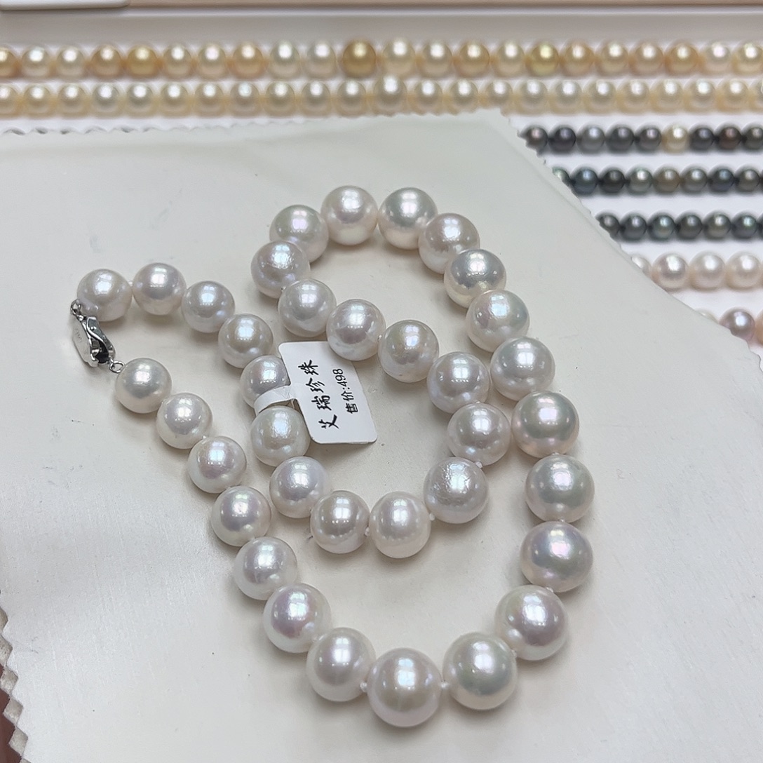 未镶嵌淡水珍珠颈饰11-14内 有核