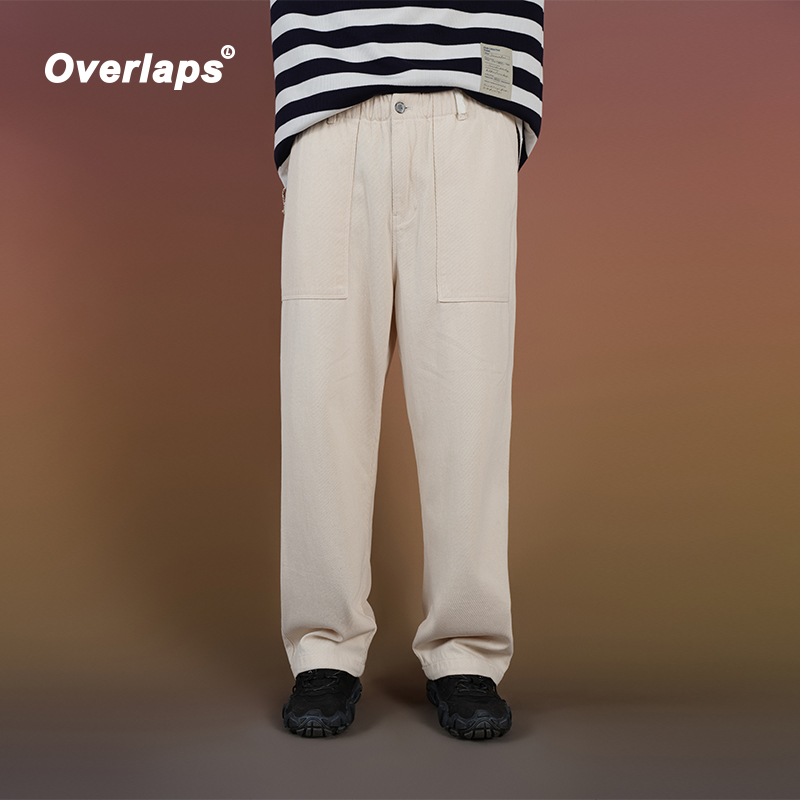 overlaps直播福利原创小众设计长裤休闲裤