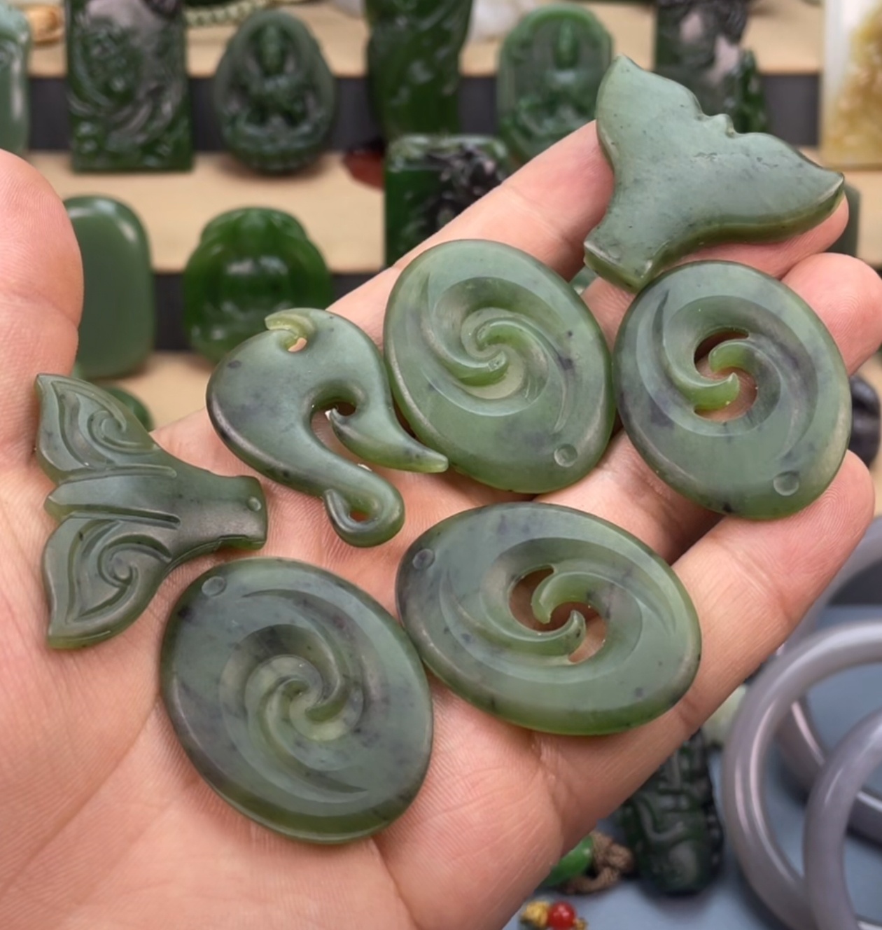 【阿良的玉】和田玉挂件未镶嵌多样性拍一发一