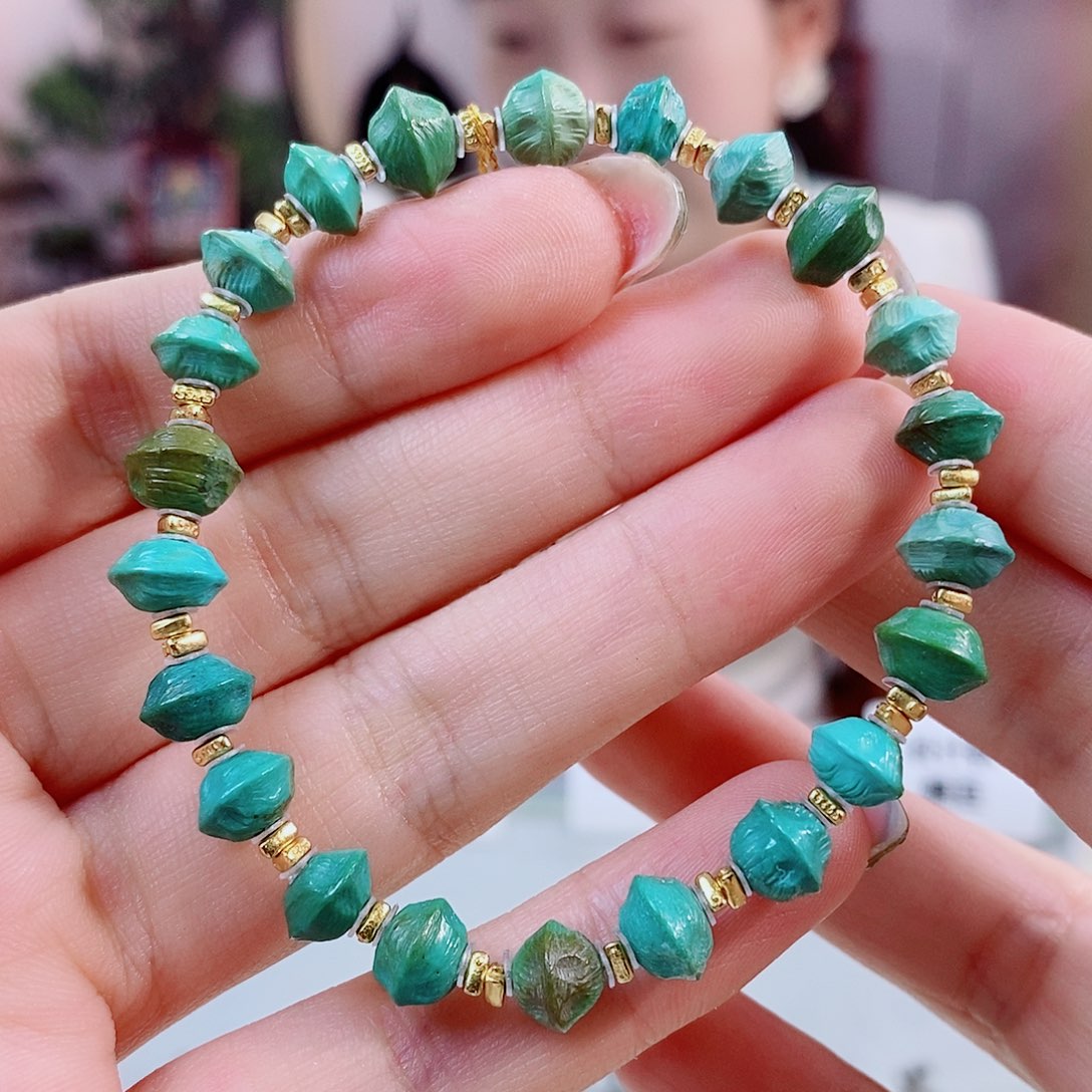 银S925镀金镶嵌绿松石珠宝奇石