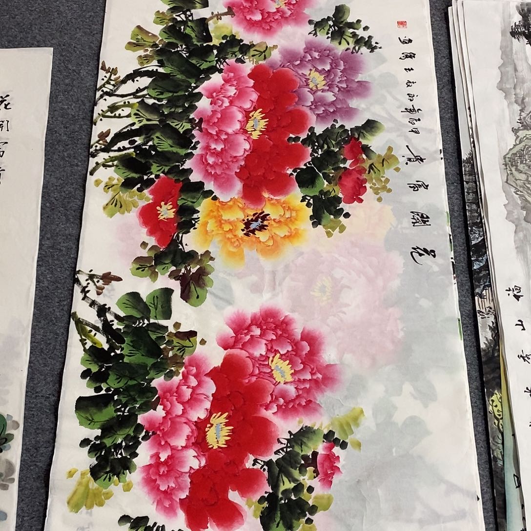 国画画画真的画画画