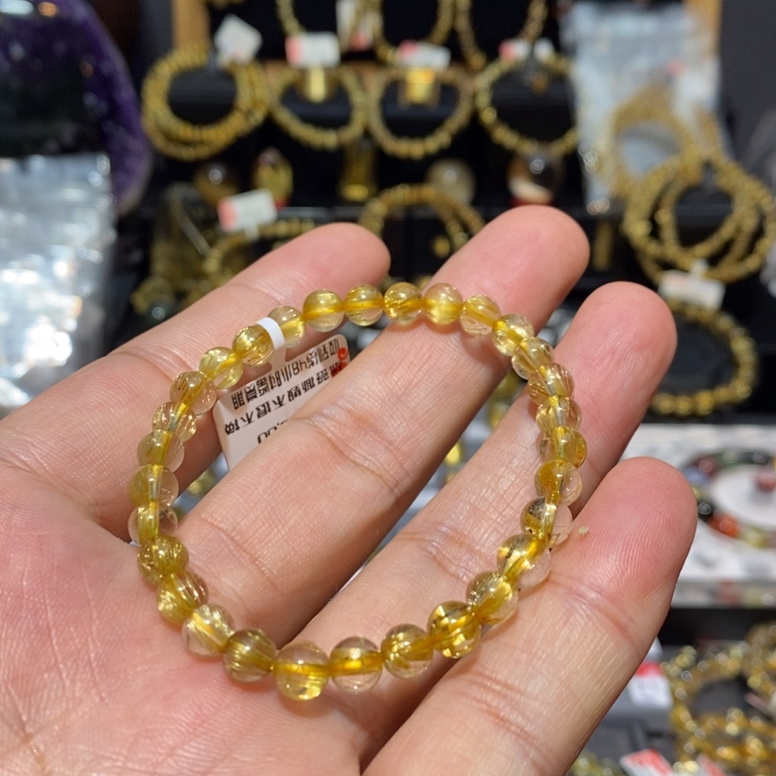 水晶手链未镶嵌钛晶顺发6➕