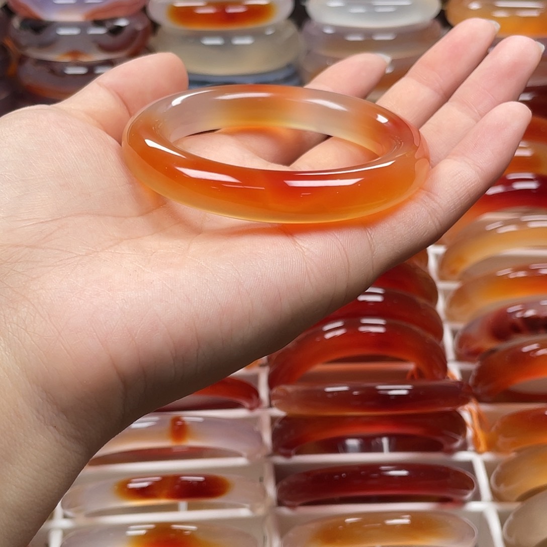 玛瑙/玉髓手镯未镶嵌用****6