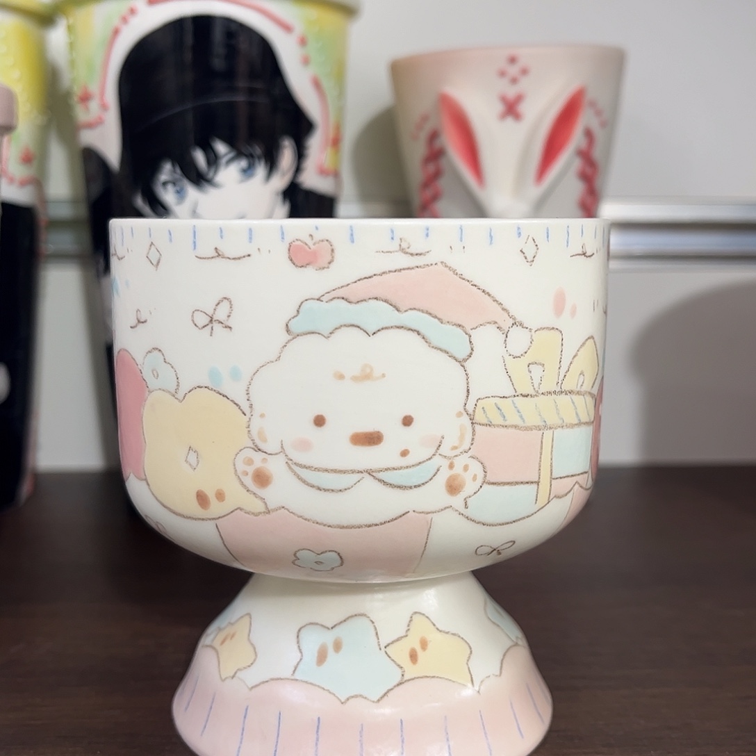 摆件陶景德镇手工手绘西西创意陶瓷设计师款