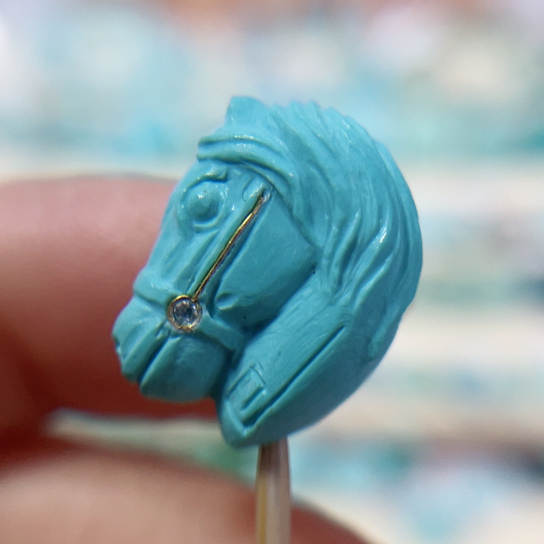 绿松石珠宝奇石未镶嵌