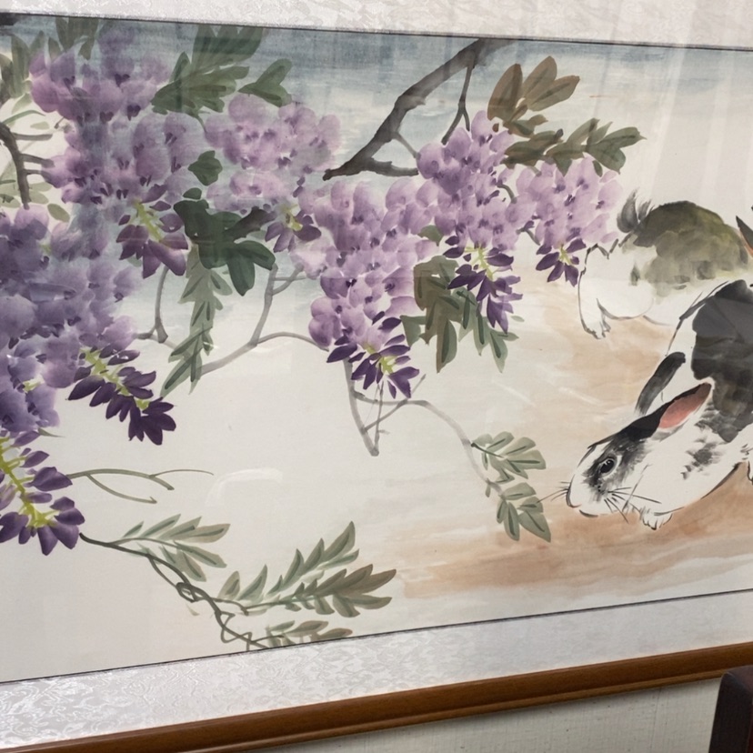 【闪购商品】国画手绘国画带框124.62