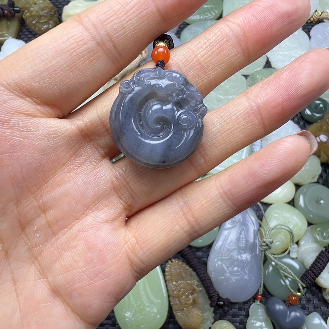 和田玉未镶嵌吊坠(赠链)卡25