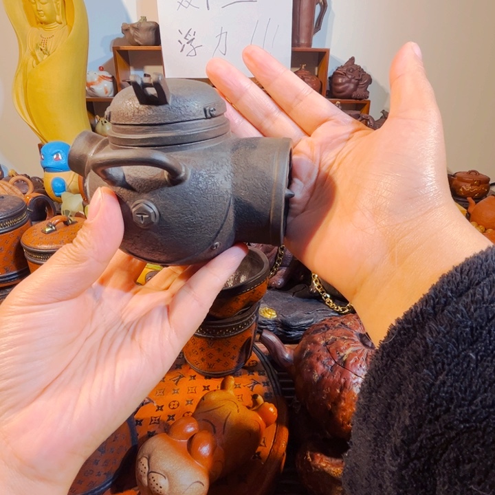 拼配泥茶壶纯手工制作过程就是