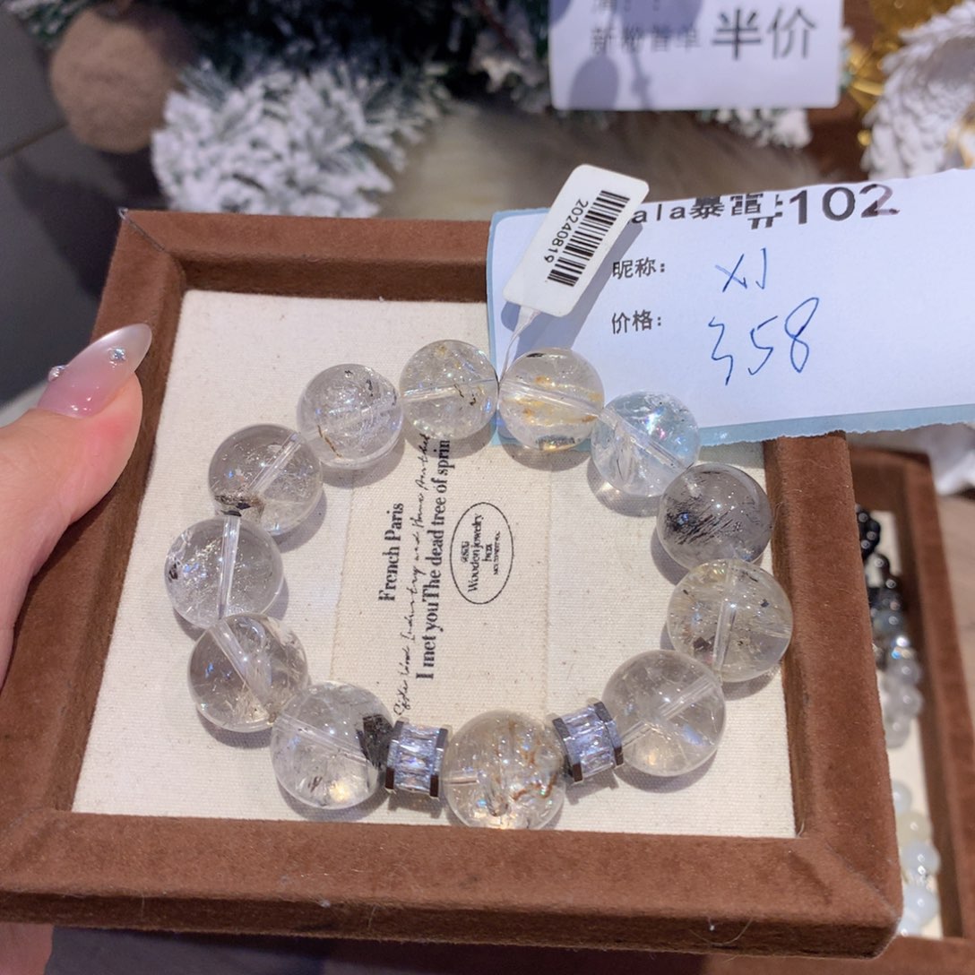 水晶手串未镶嵌薄*水102号