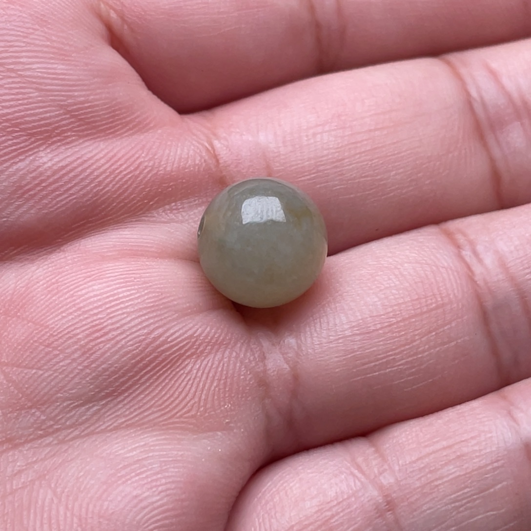 未镶嵌定制翡翠洒金珠子