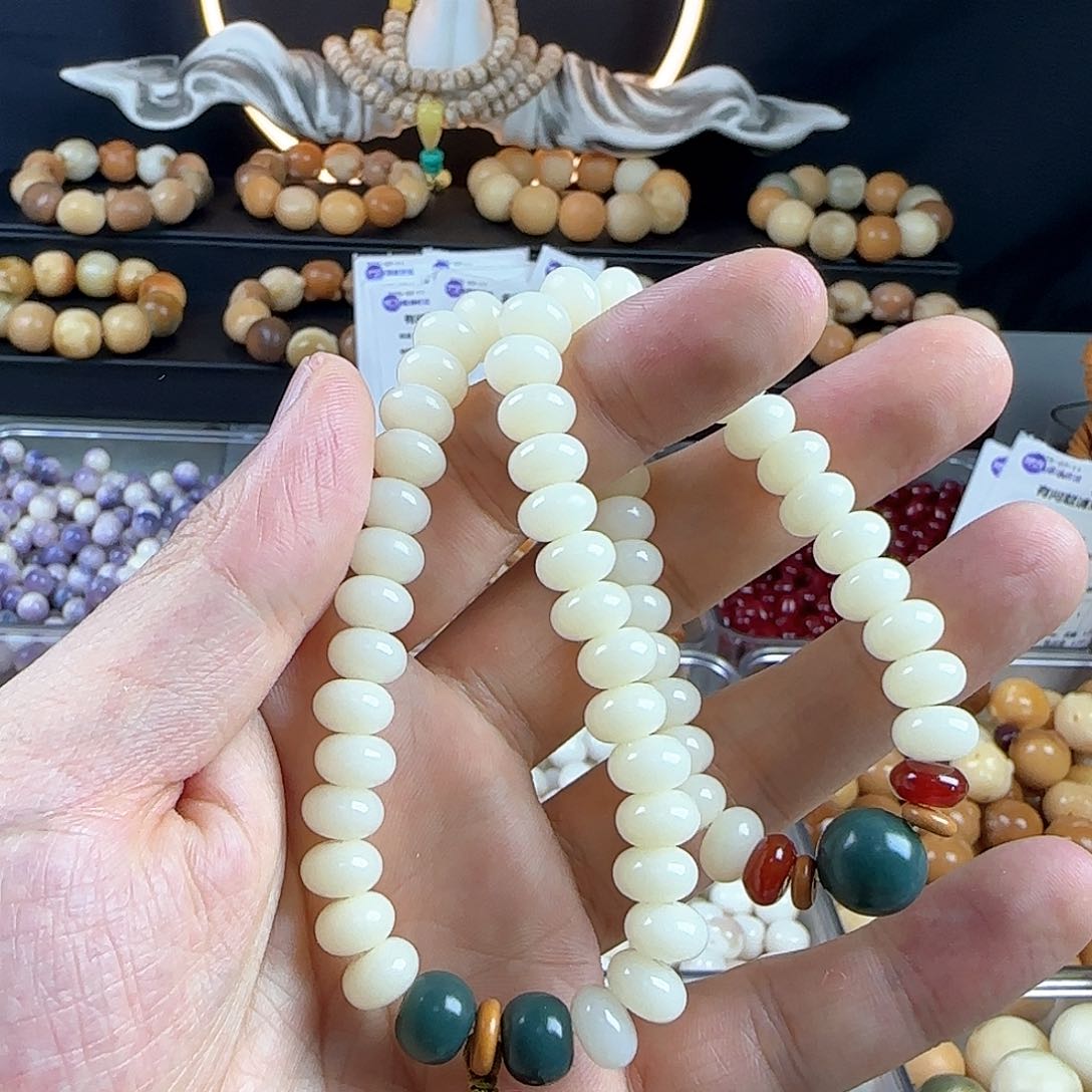 菩提根/象牙果手串算盘手持一条