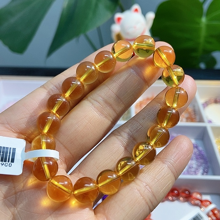 水晶手链未镶嵌黄水晶