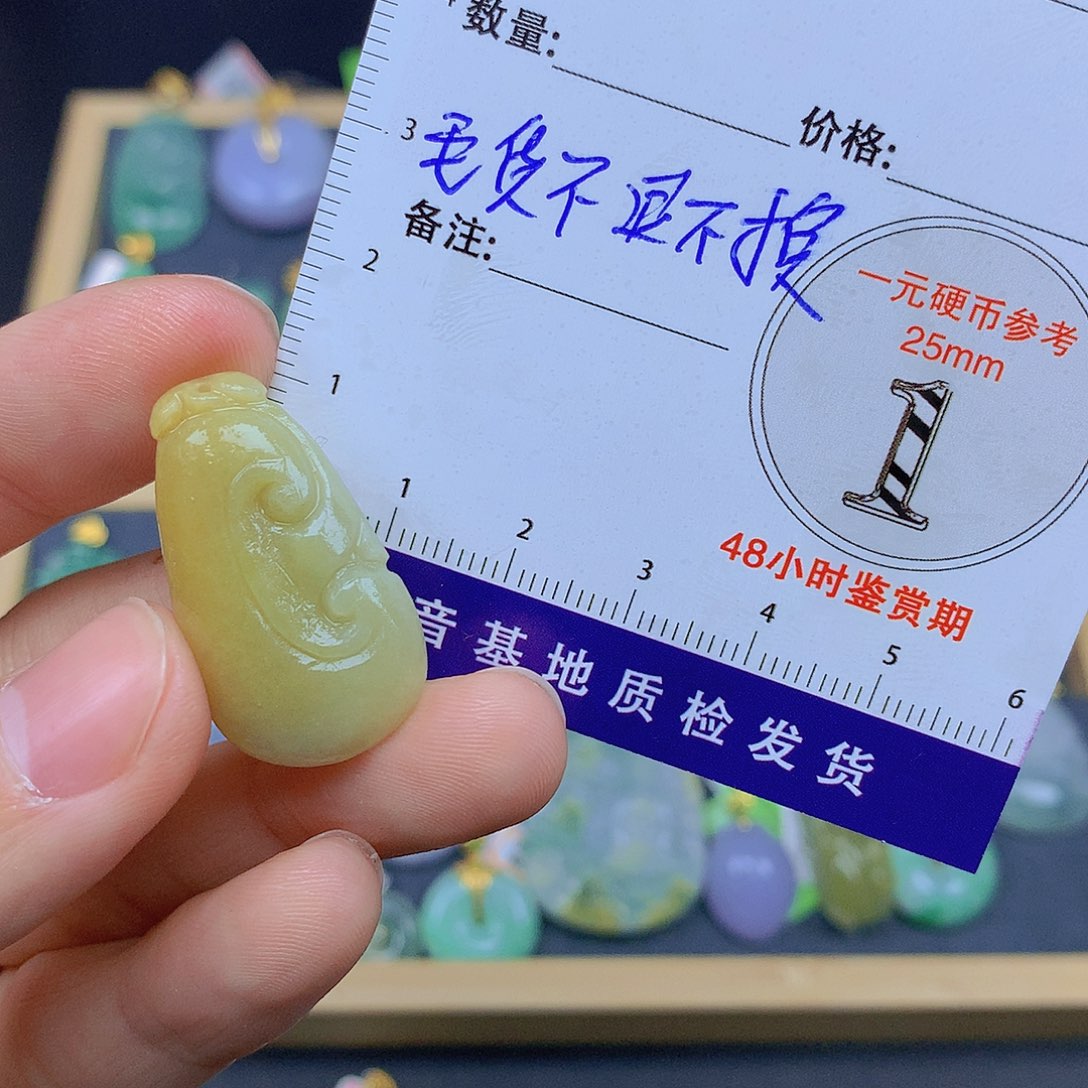 翡翠颈饰未镶嵌翡翠 