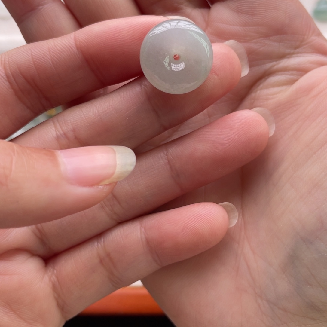 香***王翡翠未镶嵌颈饰小扣子