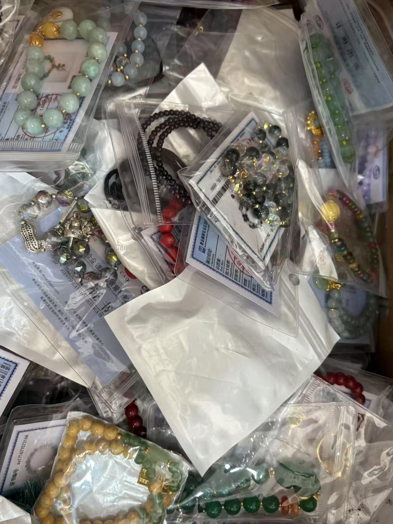 非金属仿水晶手链 【直播专属福袋】盲盒高货手串手链随机555