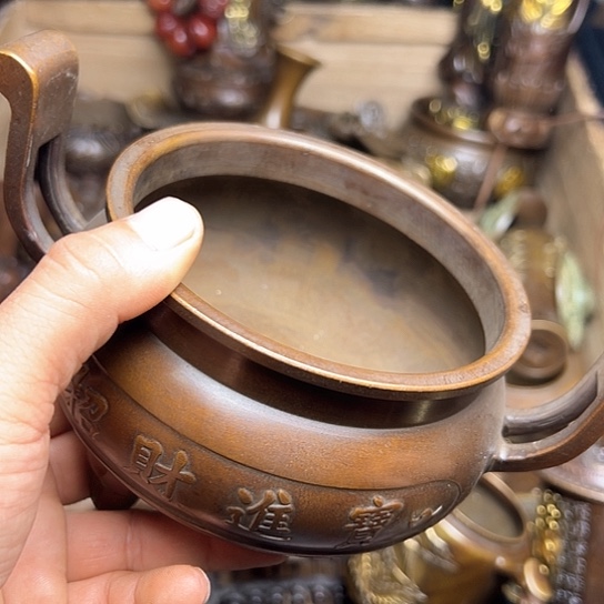 铜制工艺把玩摆件