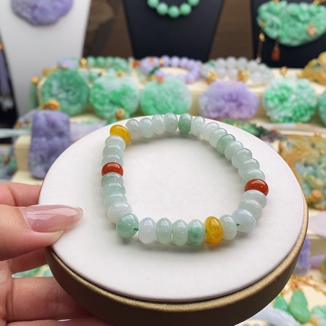 翡翠未镶嵌手串手串