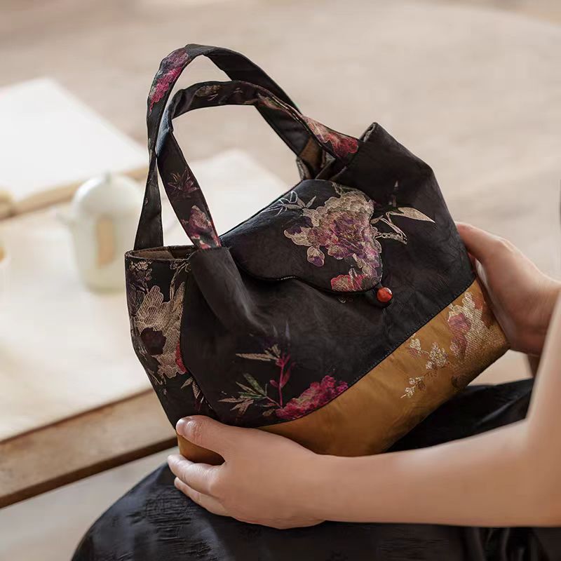 禅意手工茶事包手提包（B-LJZ-0194）