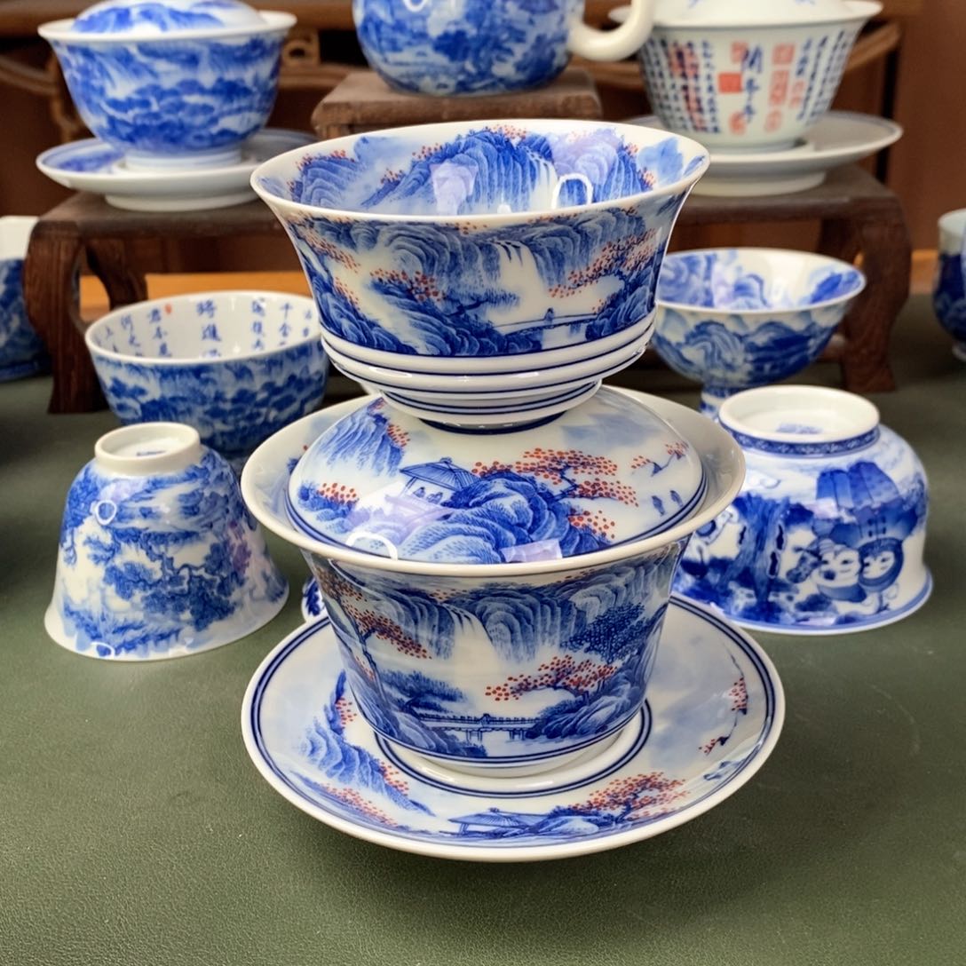 杯景德镇陶瓷手工手绘