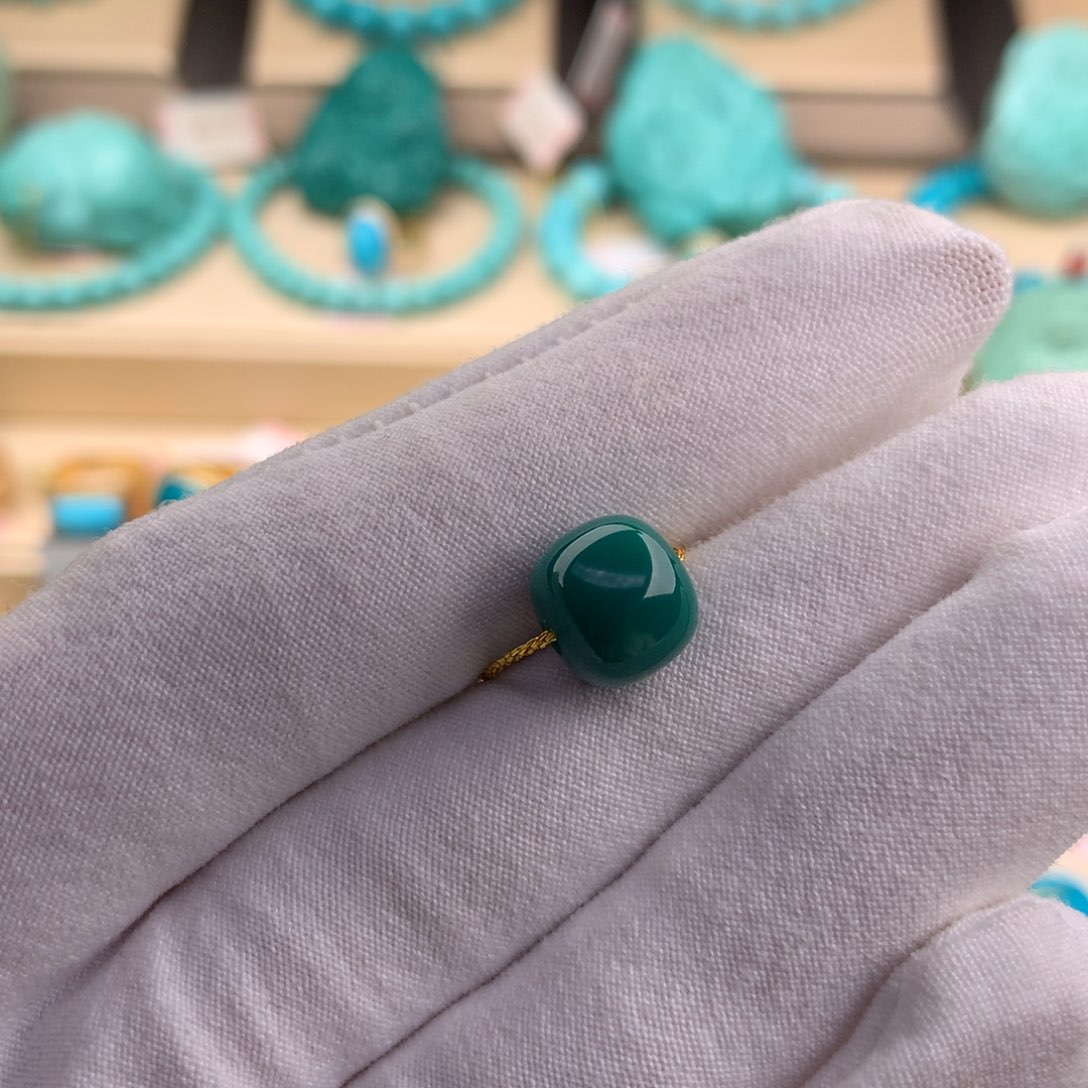 绿松石珠宝奇石未镶嵌9.8-8.6