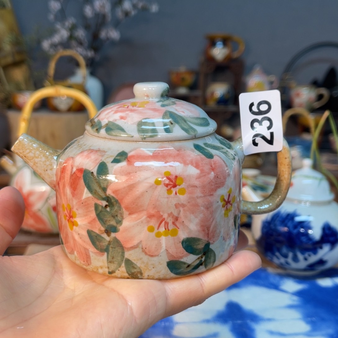 杯素浅陶瓷手工手绘