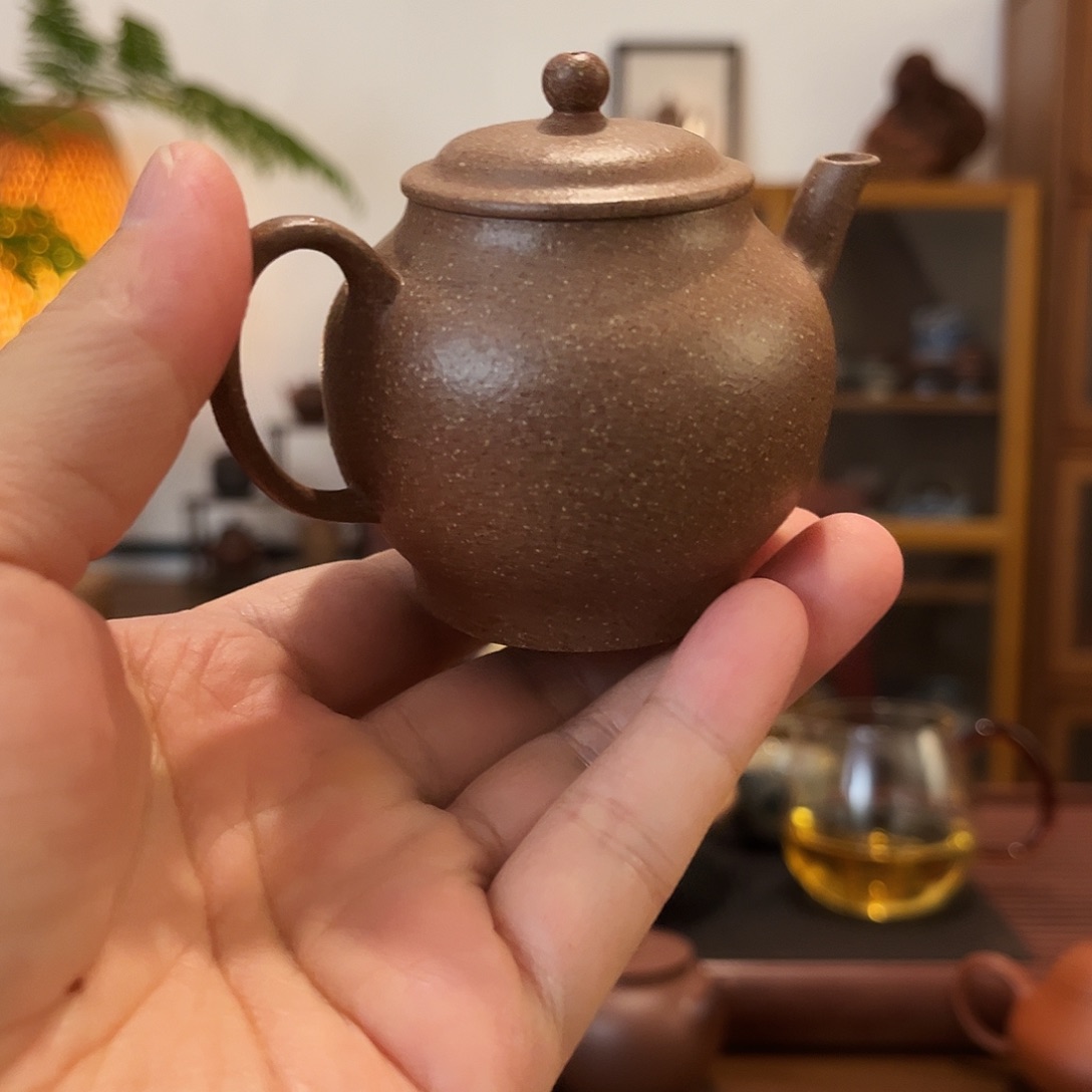 紫砂茶壶紫砂花段古韵宫灯