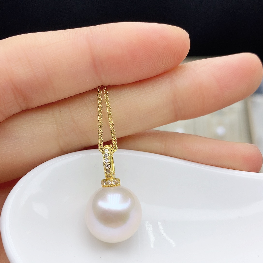 淡水珍珠颈饰合金