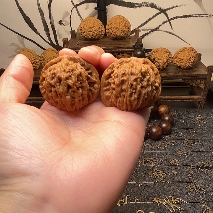 文玩核桃把件四座楼