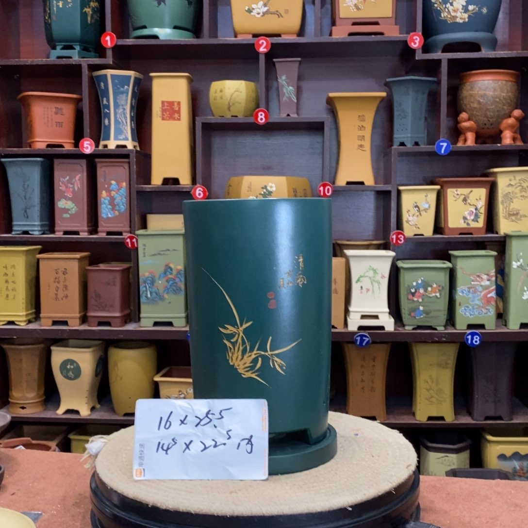 紫砂花盆紫砂花盆